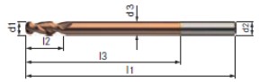 哈恩庫(kù)博VHM 半徑銑刀，超長(zhǎng)結(jié)構(gòu)16654330