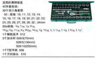 達(dá)威力套筒套裝1/2"  96030140