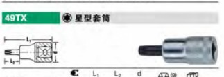達(dá)威力星型套筒2100040