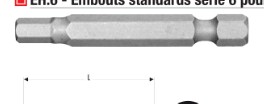 FACOM   6系列標準型內(nèi)六角旋具頭EH.608