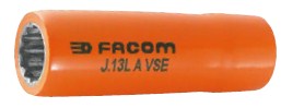 FACOM 絕緣3/8” 12角加長套筒 J.19LAVSE